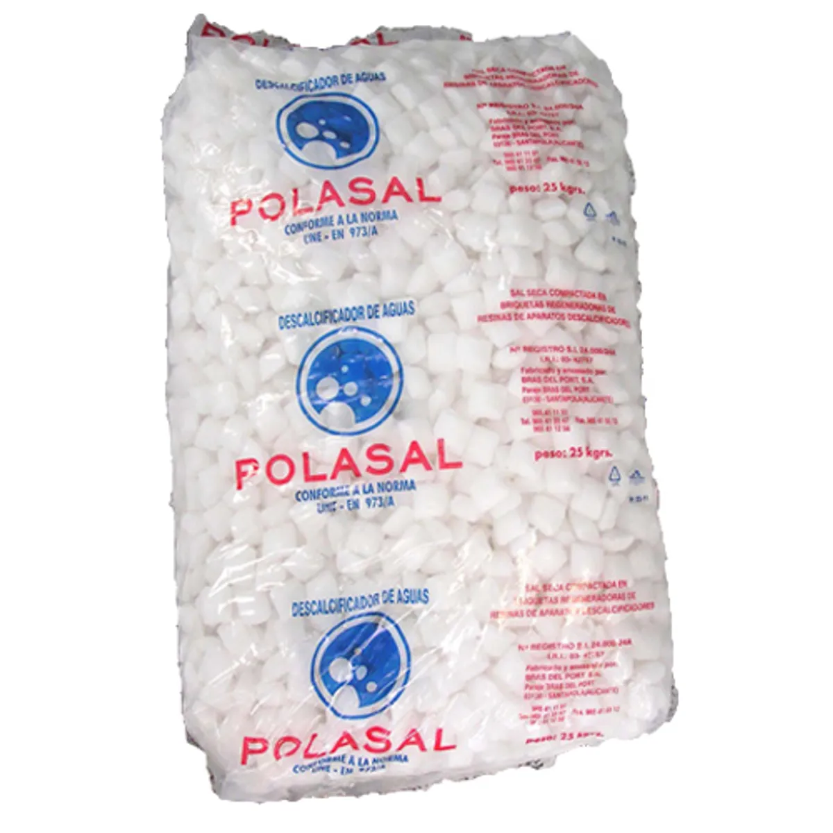 SEL PASTILLES PISCINES/ADOUCISSEUR 25KG