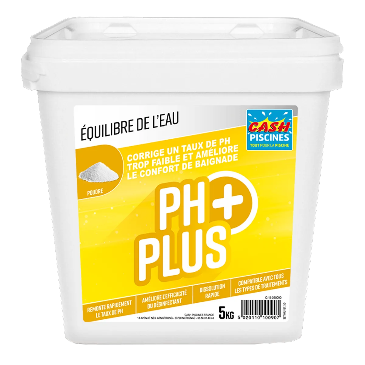 PH PLUS 5KG CASH PISCINES