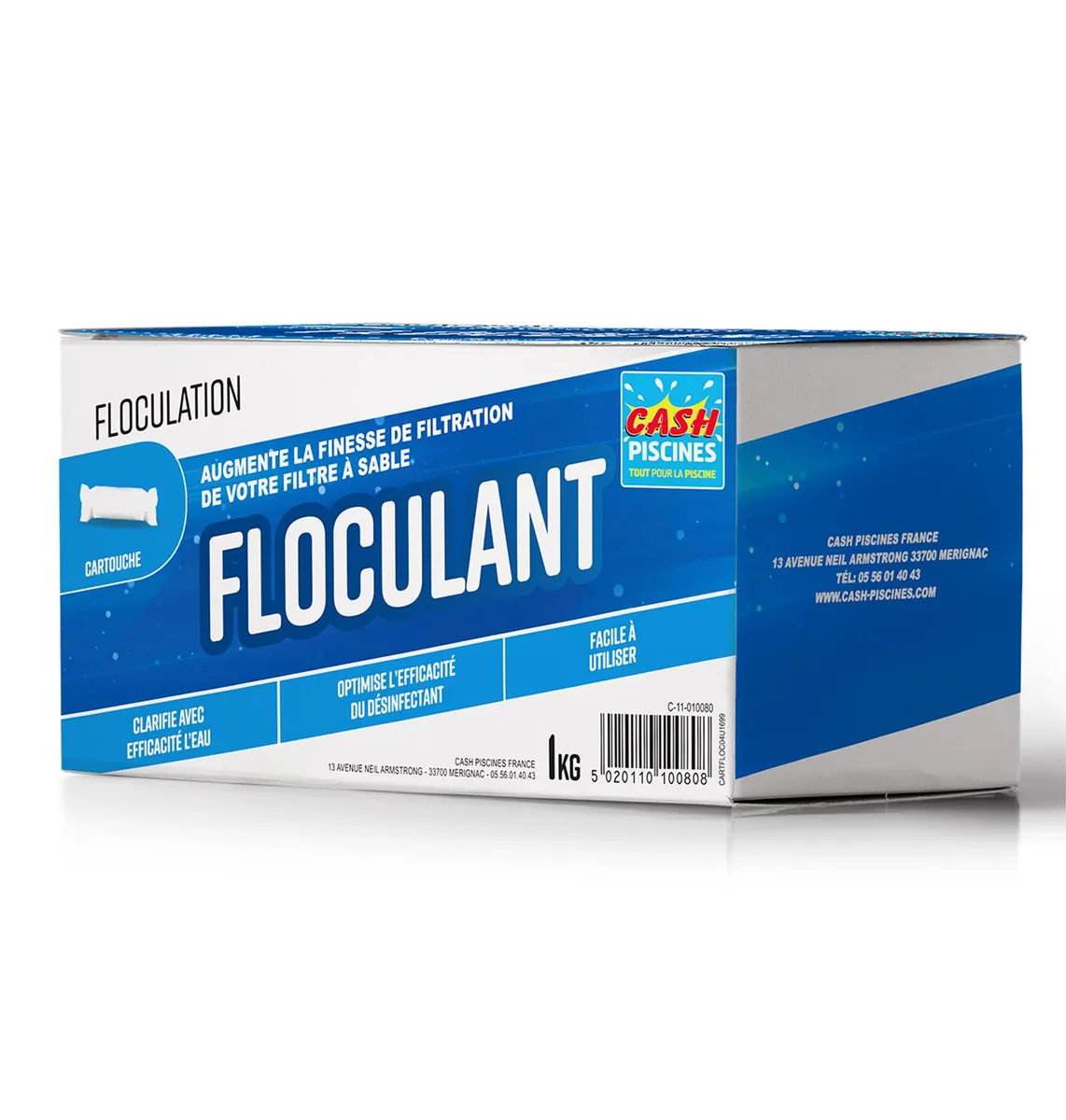 FLOCULANT CARTOUCHE 1KG