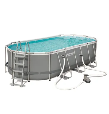 PISCINE BESTWAY POWER STEEL OVALE 5,49x2,74x1,22