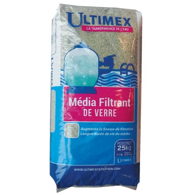 GRAVIER DE VERRE ULTIMEX SPECIAL FILTRE 1.6/3.0mm 25KG