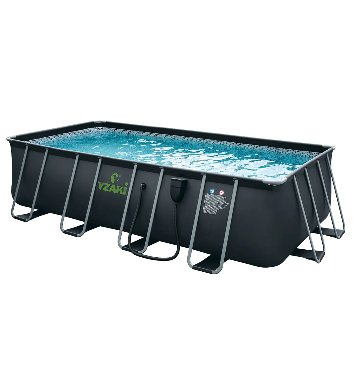 PISCINE YZAKI SANS FILTRATION RECTANGULAIRE 5,49mx2,74mx1,32m +SKIMMER