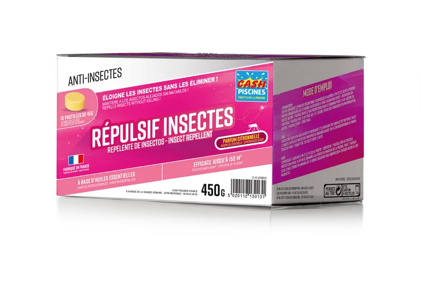 REPULSIF ANTI INSECTES PASTILLE 10 X 45GR