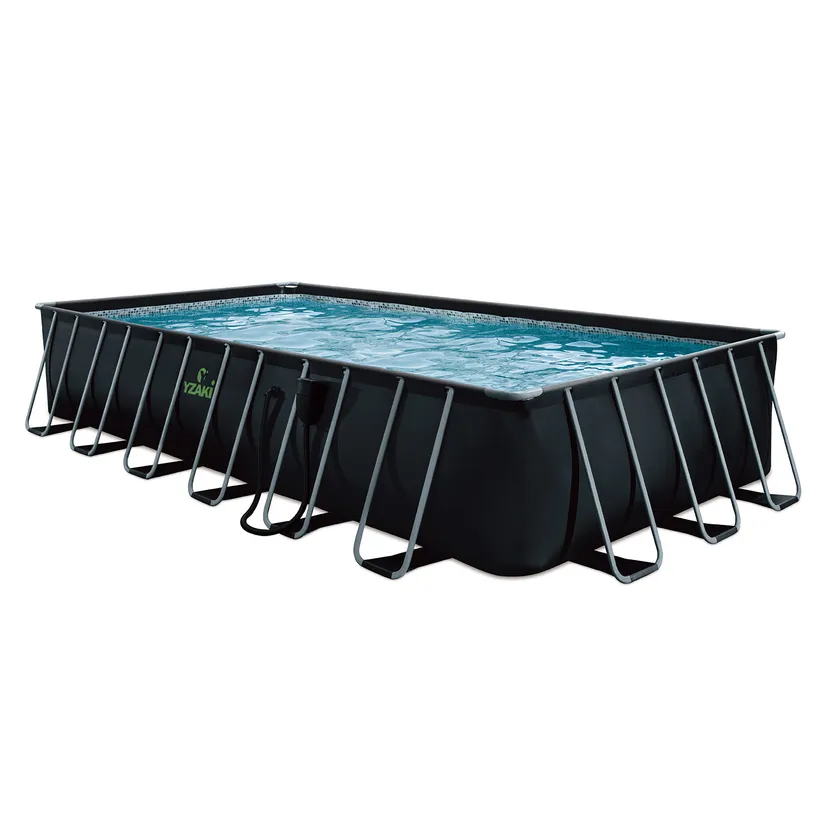 PISCINE YZAKI SANS FILTRATION RECTANGULAIRE 7,32mx3,66mx1,32m +SKIMMER