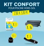 KIT HIVERNAGE PISCINE HORS SOL 7,30x3,70 M