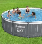 PISCINE BESTWAY  STEEL PRO MAX RONDE 4,57 x 1,07