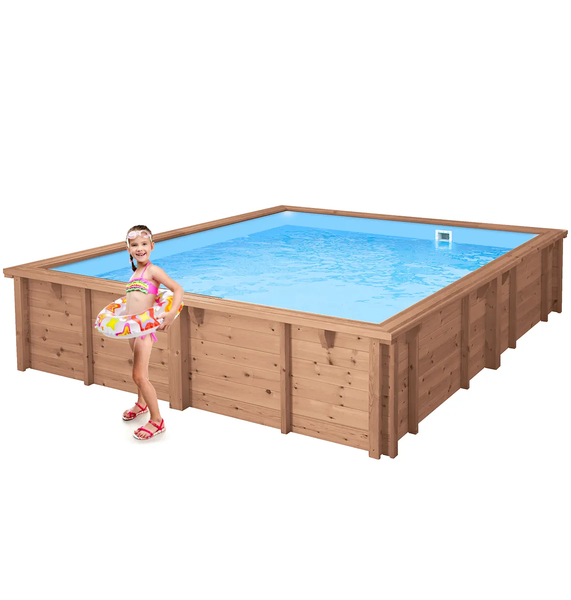 PISCINE BOIS MANHATTAN 4.24x3.29 H0.84